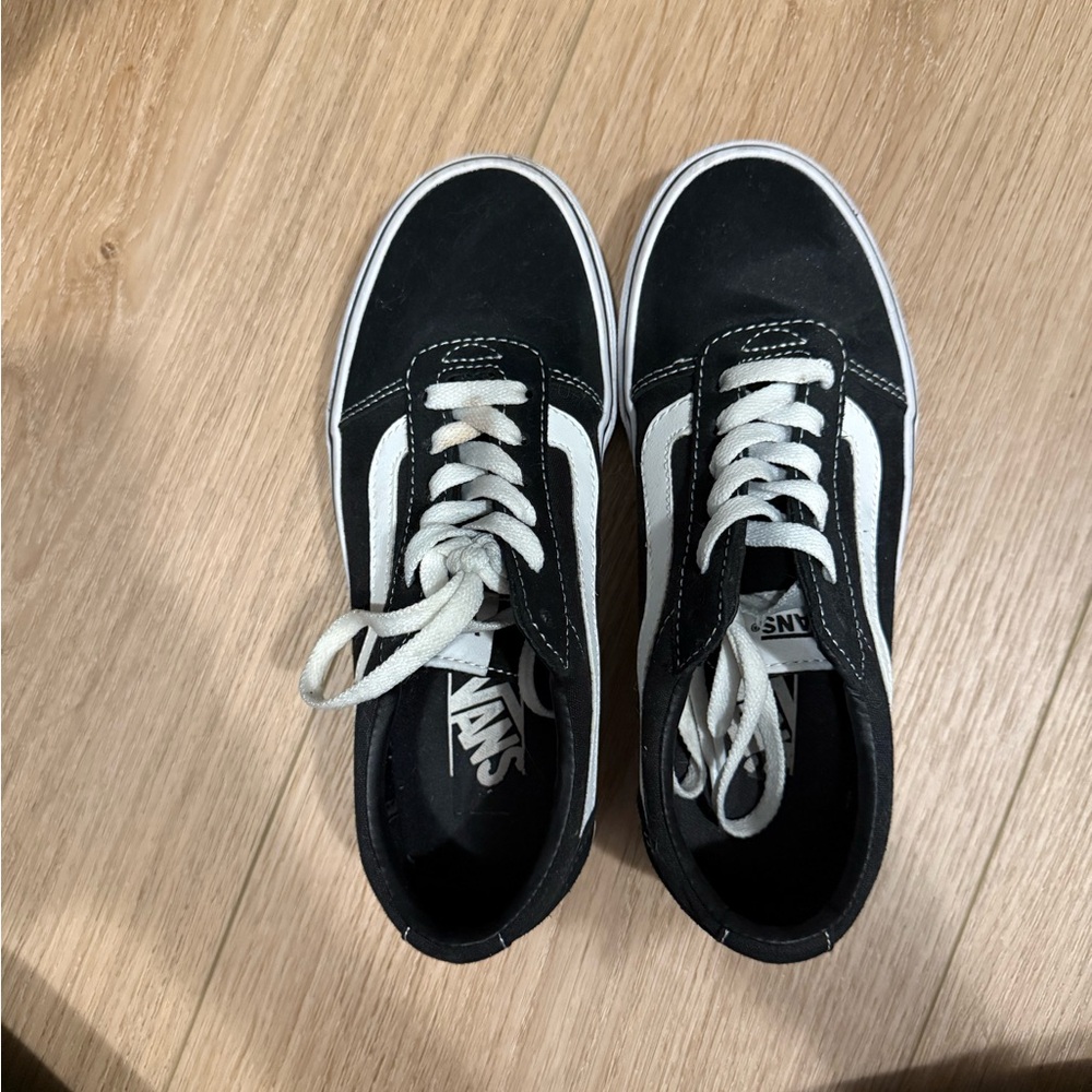 Vans Black and White Women's Shoes